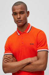 Boss polo t-shirt Paddy orange/821