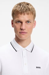 Boss polo t-shirt Paddy 50469055 hvid/100