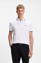 Boss polo t-shirt Paddy 50469055 hvid/100