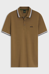 Boss polo t-shirt PADDY 50469055 brun/219