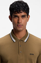 Boss polo t-shirt PADDY 50469055 brun/219