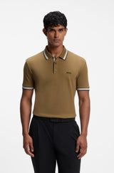 Boss polo t-shirt PADDY 50469055 brun/219