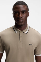 Boss polo t-shirt PADDY 50469055 sand/336
