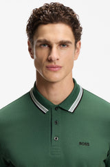 Boss polo t-shirt PADDY 50469055 grøn/365