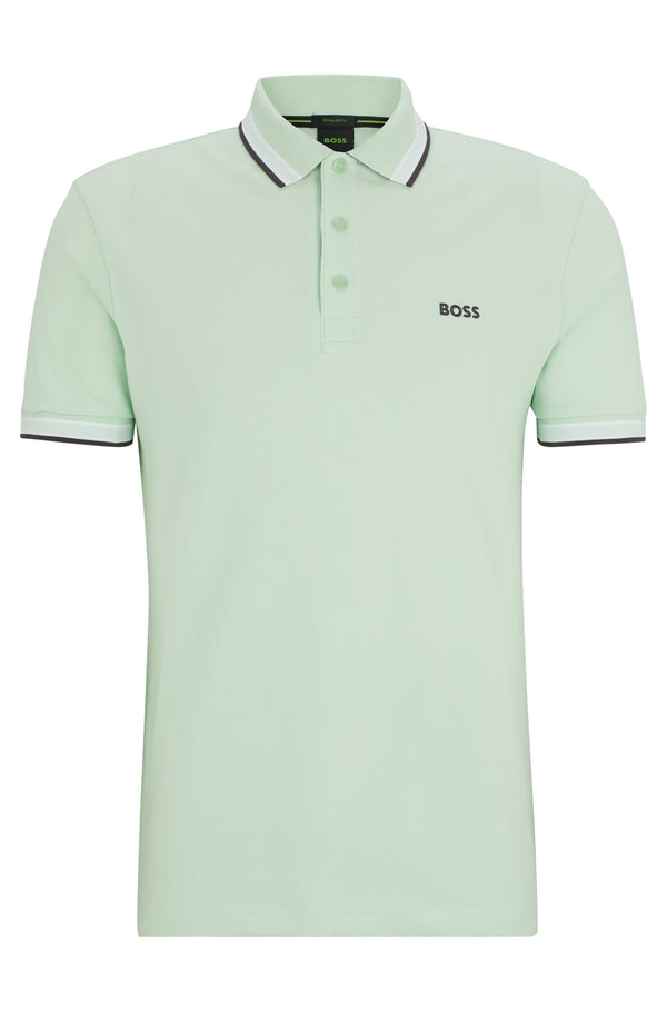 Boss polo t-shirt Paddy 50469055 mint