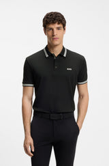 Boss polo t-shirt 50469055 sort/001