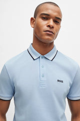 Boss polo t-shirt Paddy 50469055 lyseblå 430