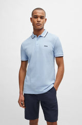 Boss polo t-shirt Paddy 50469055 lyseblå 430