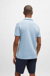 Boss polo t-shirt Paddy 50469055 lyseblå 430