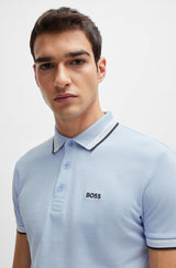 Boss polo t-shirt Paddy 50469055 lysblå/527