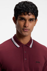 Boss polo t-shirt PADDY 50469055 dark pink/654