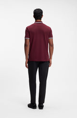 Boss polo t-shirt PADDY 50469055 dark pink/654