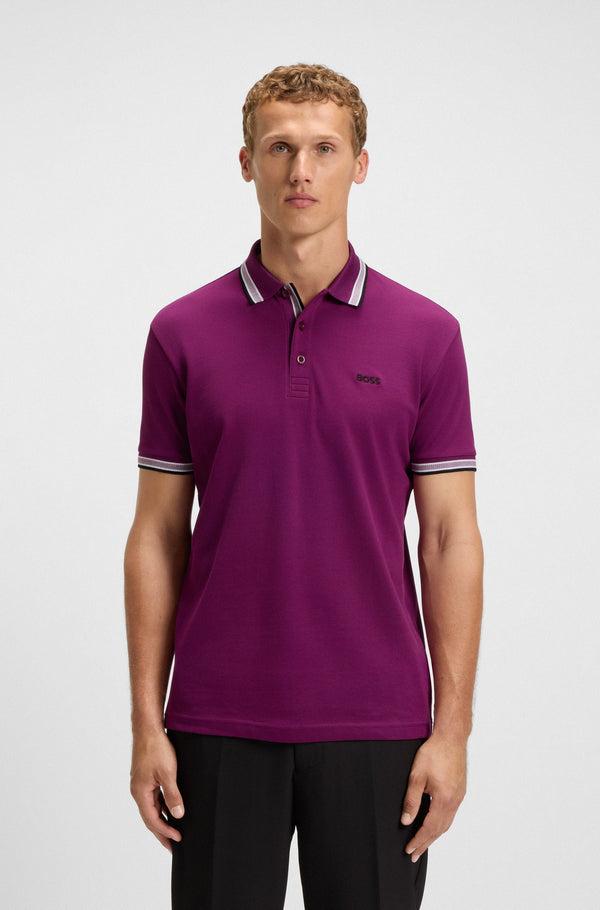 Boss Polo t-shirt Paddy 50469055 Dark Pink/655