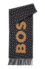 Boss tørklæde Tanay 50500904 sort