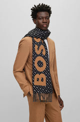 Boss tørklæde Tanay 50500904 sort