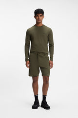 Boss t-shirt TEE LONG 50506365 army