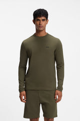 Boss t-shirt TEE LONG 50506365 army