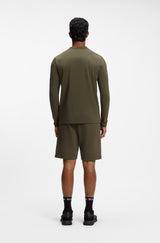 Boss t-shirt TEE LONG 50506365 army