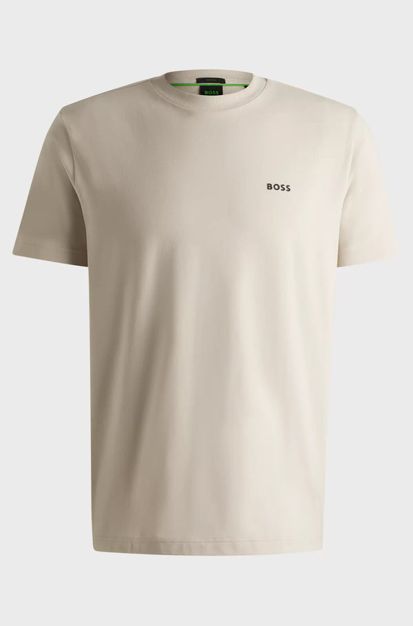 Boss t-shirt Tee 50506373 sand