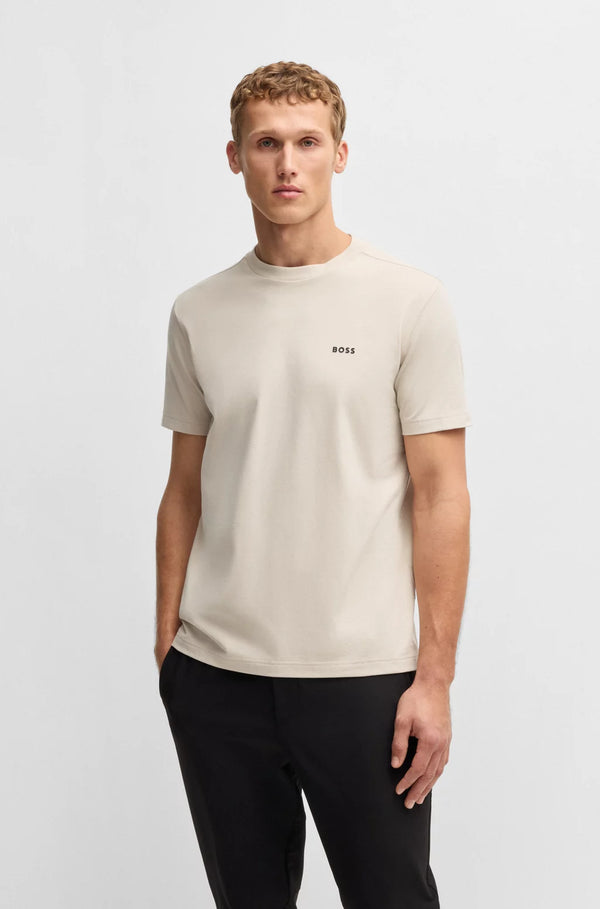 Boss t-shirt Tee 50506373 sand