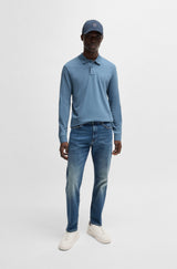 Boss polo t-shirt Passerby 50507704 lyseblå