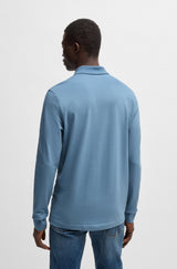 Boss polo t-shirt Passerby 50507704 lyseblå