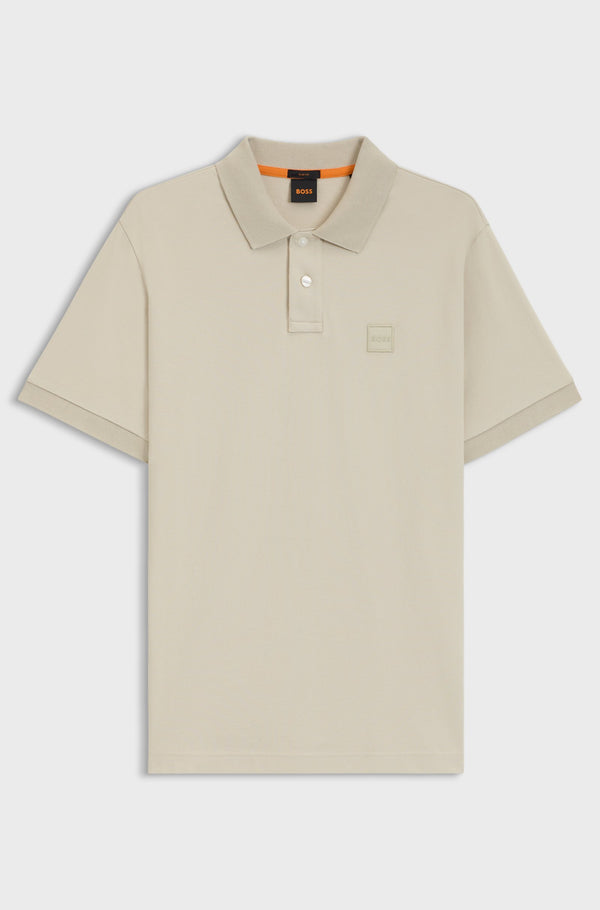 Boss polo t-shirt Passenger 50507803 sand