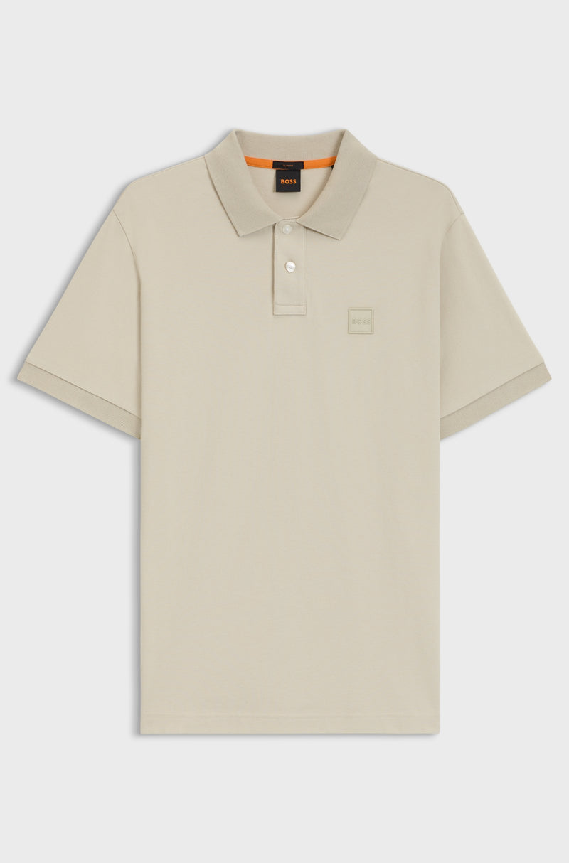 Boss polo t-shirt Passenger 50507803 sand