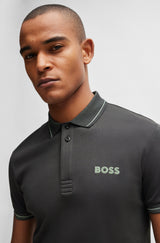 Boss polo t-shirt Paule 1 50512892 grå/016