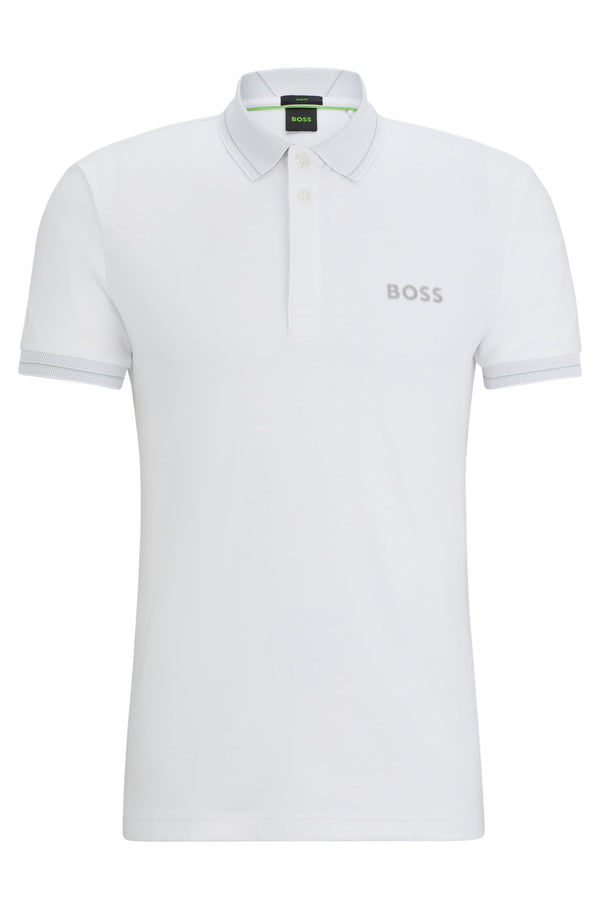 Boss polo t-shirt Paule 1 50512892 hvid/100