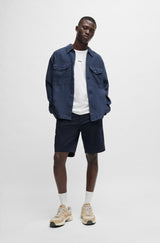 Boss Chino slim shorts 50513026 navy 404