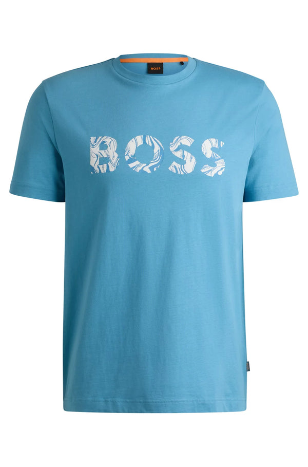 Boss T-shirt Te-Bossocean 50515997 lyseblå 486