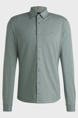 Boss jersey skjorte Mysoft 50519748 grøn
