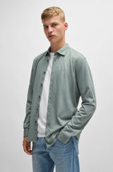Boss jersey skjorte Mysoft 50519748 grøn