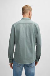 Boss jersey skjorte Mysoft 50519748 grøn