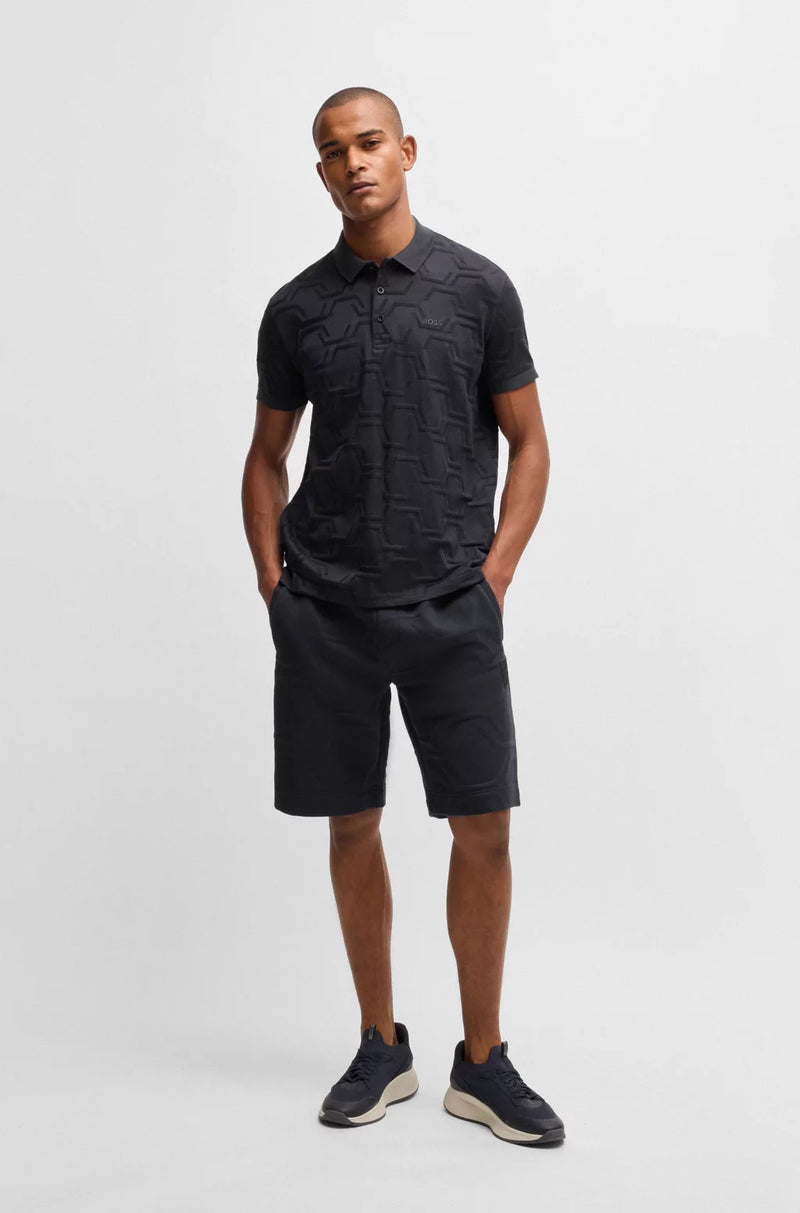 Boss Polo t-shirt Hexaquilt 50533239 Navy