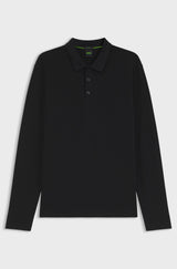 Boss polo t-shirt Plisy 50536609 Sort