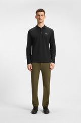 Boss polo t-shirt Plisy 50536609 Sort