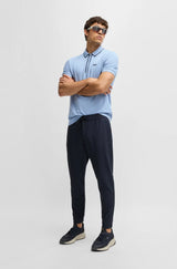 Boss polo t-shirt Philix 50537489 lyseblå 498