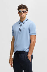 Boss polo t-shirt Philix 50537489 lyseblå 498