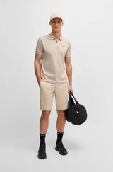 Boss polo t-shirt Philix Pima 50538177 sand 284