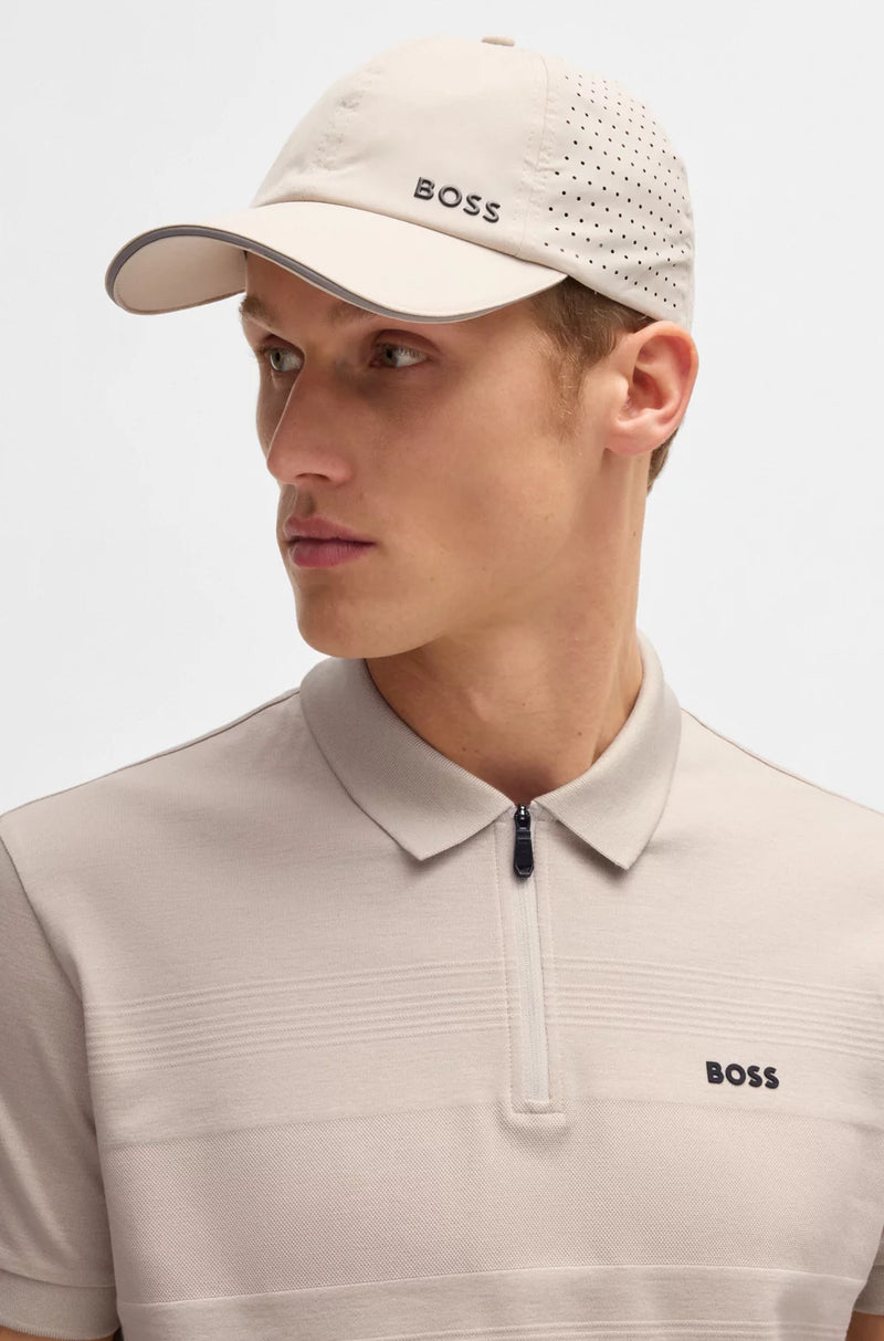 Boss polo t-shirt Philix Pima 50538177 sand 284