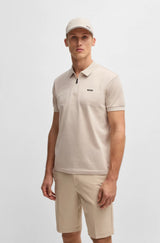 Boss polo t-shirt Philix Pima 50538177 sand 284