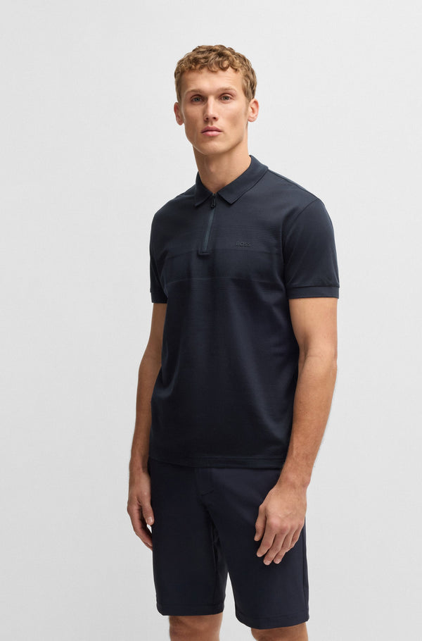 Boss polo t-shirt Philix Pima 50538177 navy