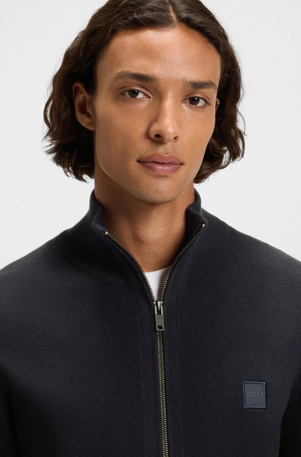 Boss cardigan Kanozip 50543692 navy