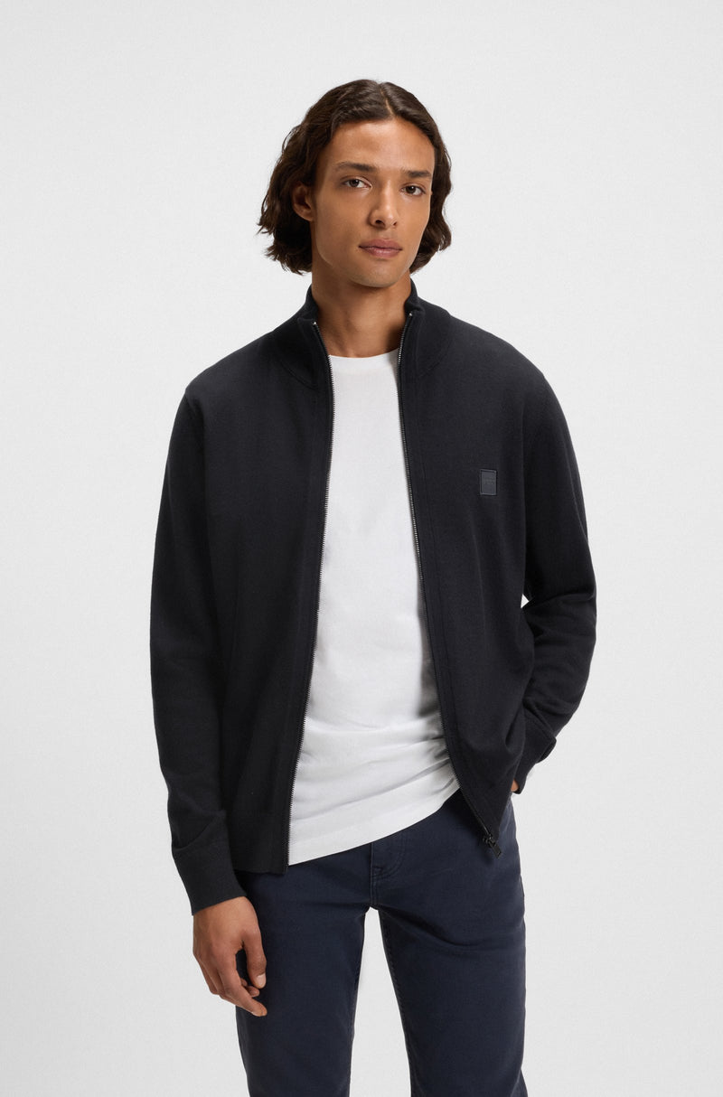 Boss cardigan Kanozip 50543692 navy