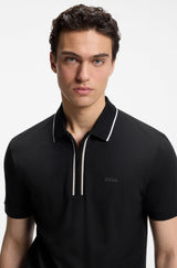 Boss polo t-shirt PHILIX 50555698 sort