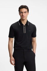 Boss polo t-shirt PHILIX 50555698 sort