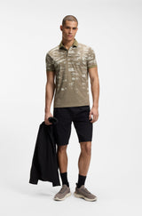 Boss polo t-shirt Active 50558583 sand
