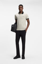 Boss polo t-shirt NETWORK 50564688 sand